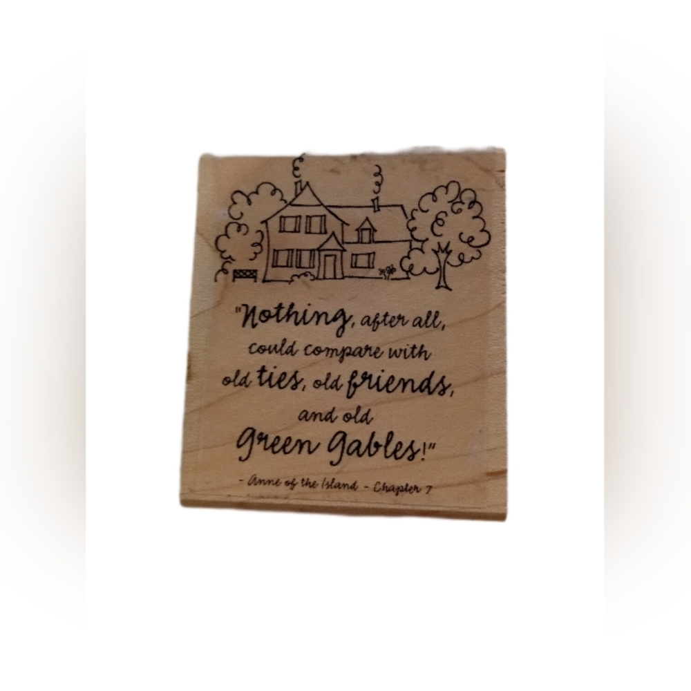 Charming Wooden Home Design Stamp